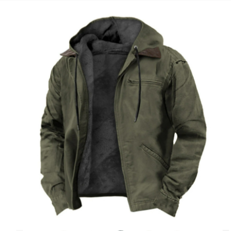 Luvo | Veste à capuche classique pour homme - Chaude