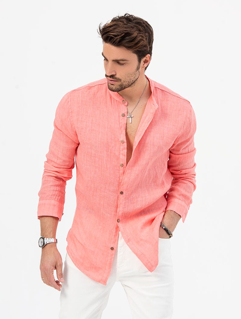 Luvo | Chemise en Lin d'Été pour Homme – Élégante et Fraîche