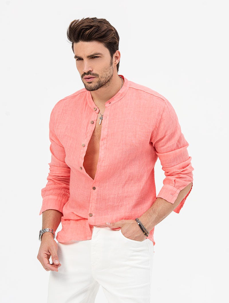 Luvo | Chemise en Lin d'Été pour Homme – Élégante et Fraîche