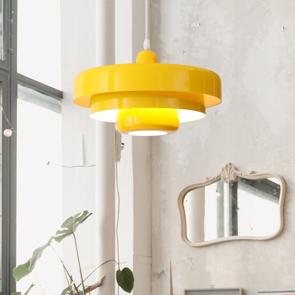 Luvo  Retro Three-Tier Iron Pendant Light