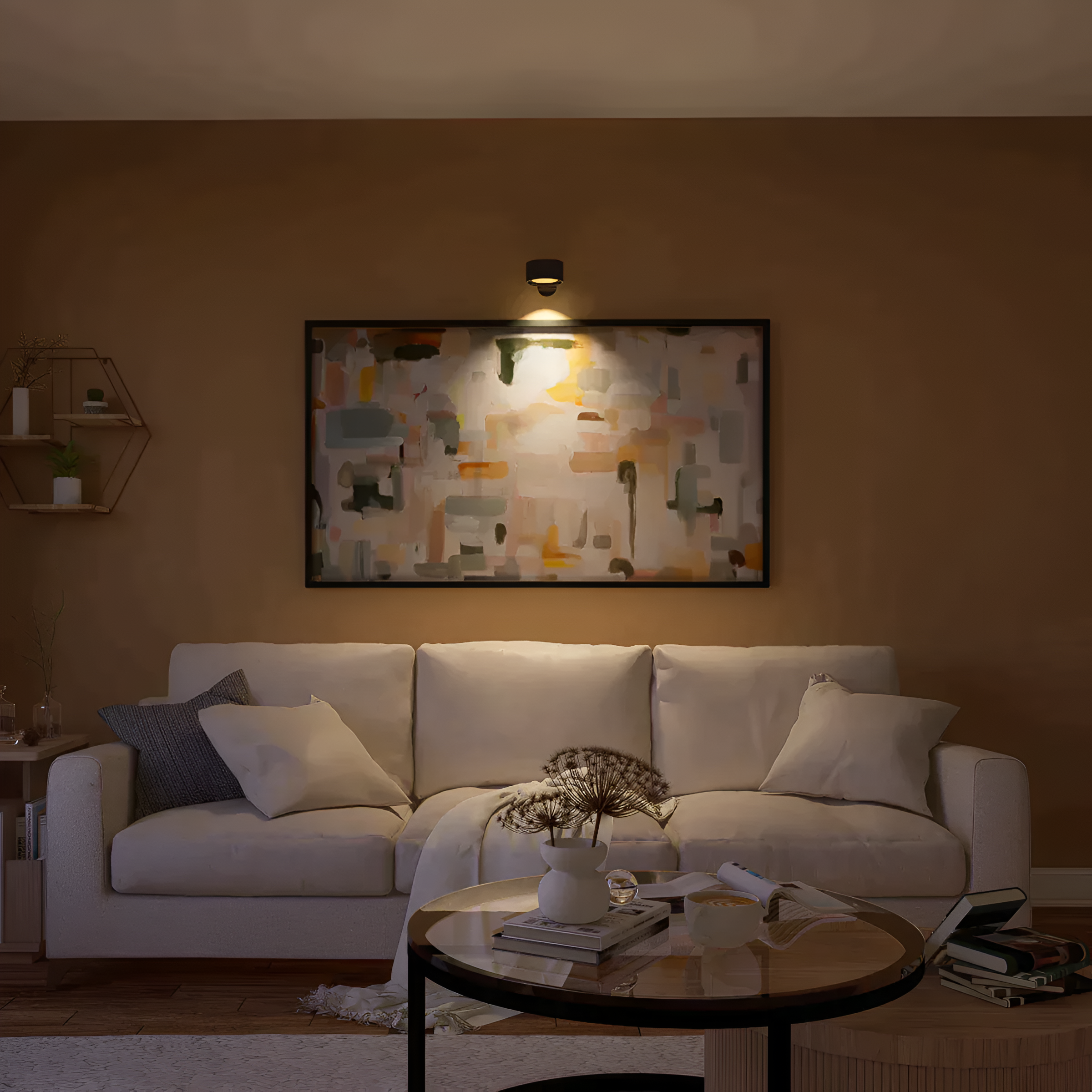 Luvo | Applique Murale LED à Commande Tactile 360° – Sans Fil &amp; Rechargeable par USB