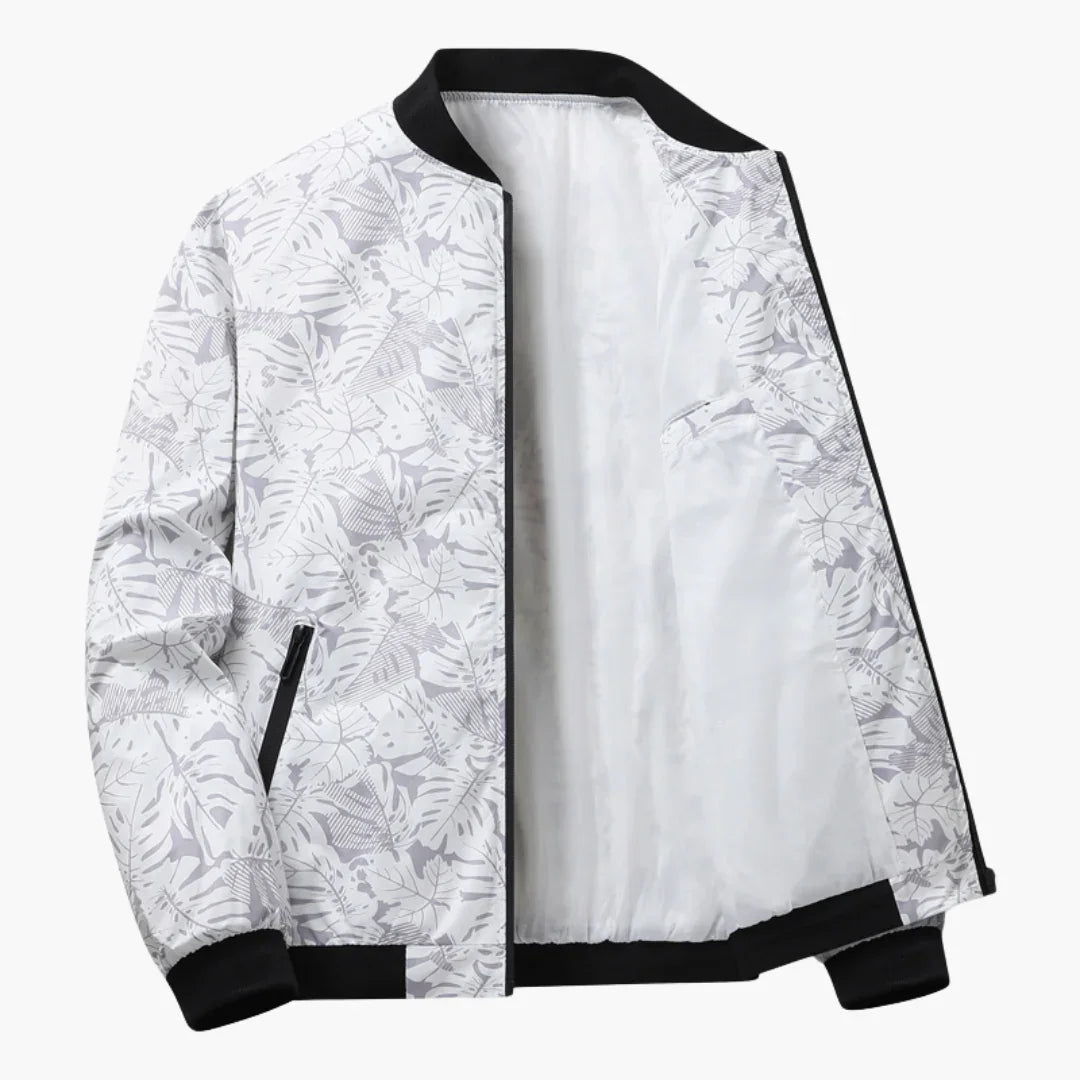 Luvo | Blouson Homme – Avec Bords Côtelés et Fermeture Éclair