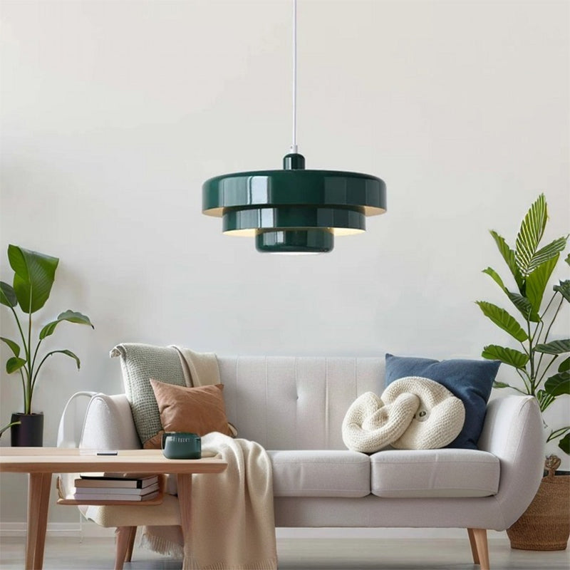 Luvo  Retro Three-Tier Iron Pendant Light