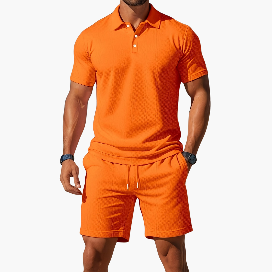 Luvo | Ensemble Polo et Short pour Homme – Confort et Style Estival