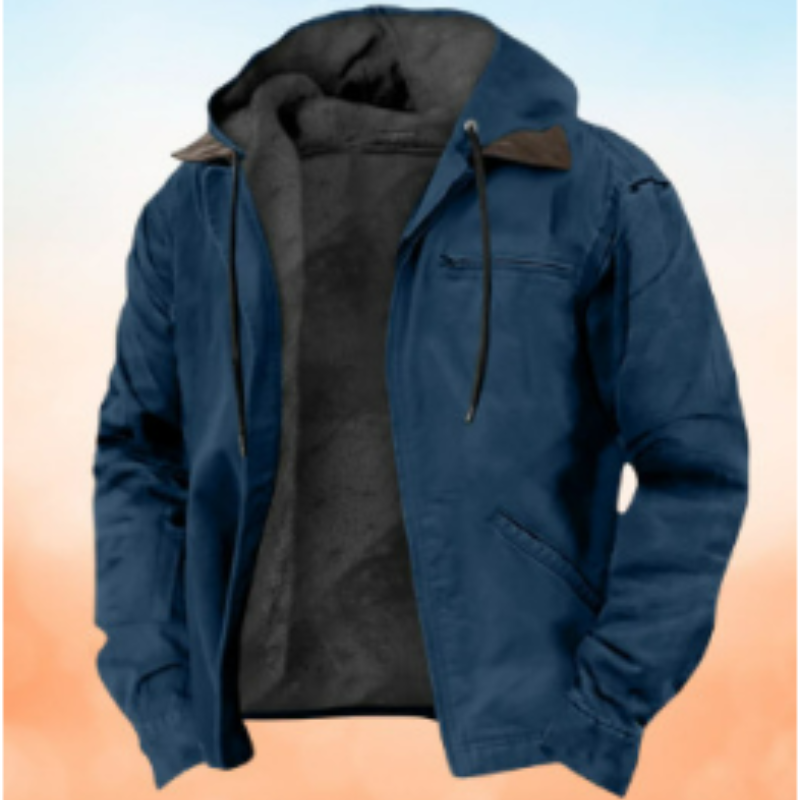 Luvo | Veste à capuche classique pour homme - Chaude
