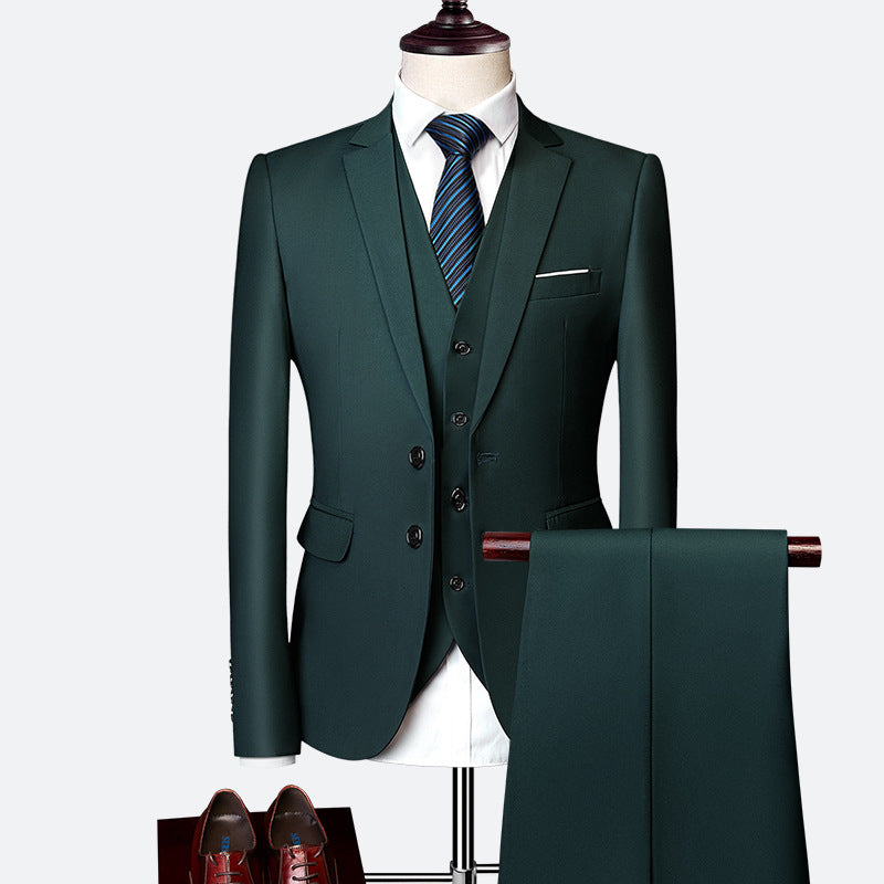 Luvo | Costume Homme 3 Pièces Formel – Veste, Pantalon et Gilet Inclus