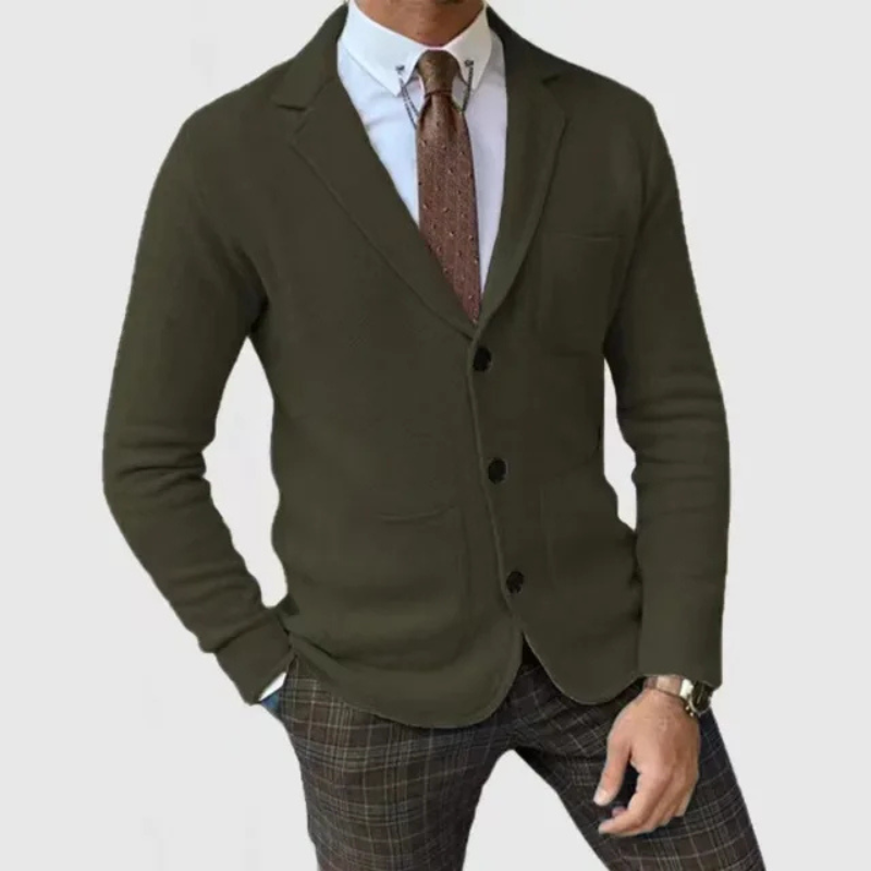 Luvo | Blazer léger slim fit pour homme – tricoté