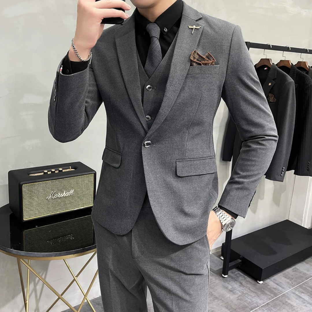 Luvo | Costume Business – 3 Pièces – Coupe Ajustée
