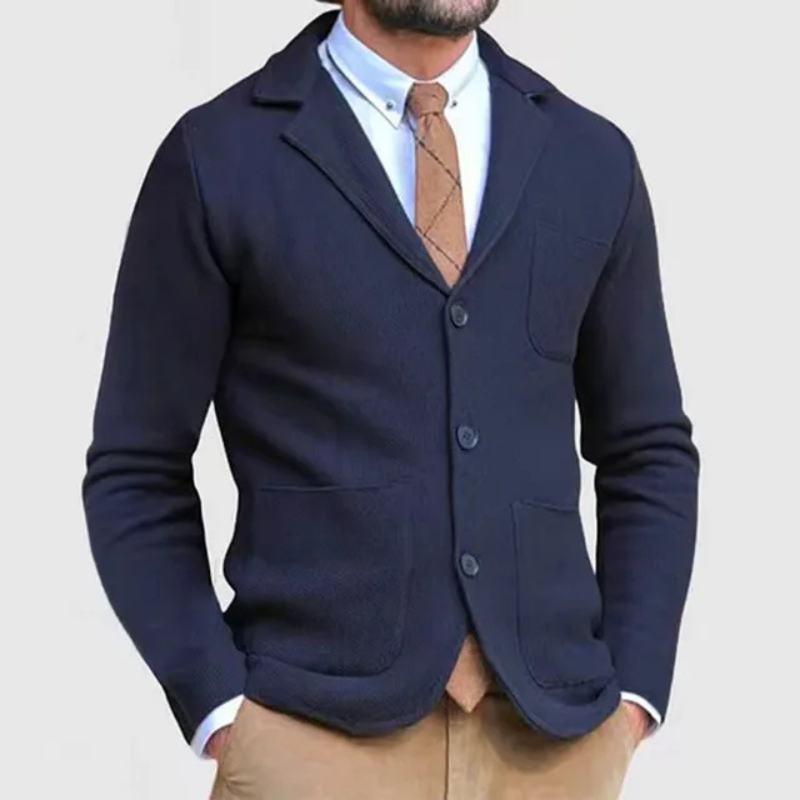 Luvo | Blazer léger slim fit pour homme – tricoté