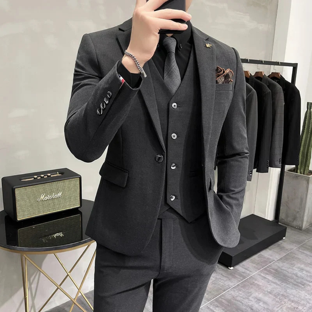 Luvo | Costume Business – 3 Pièces – Coupe Ajustée