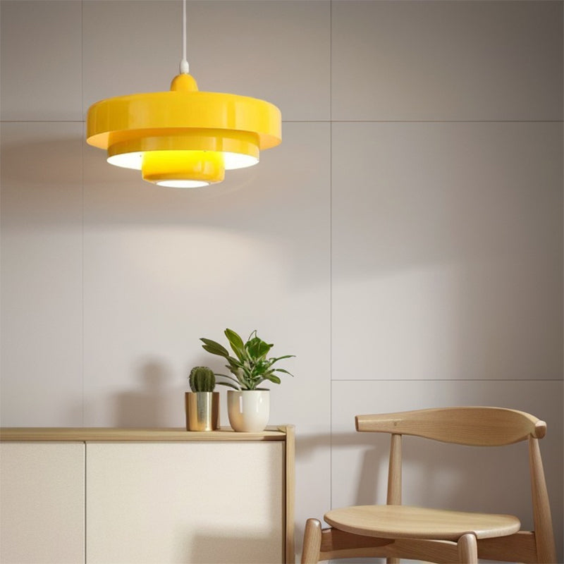 Luvo  Retro Three-Tier Iron Pendant Light