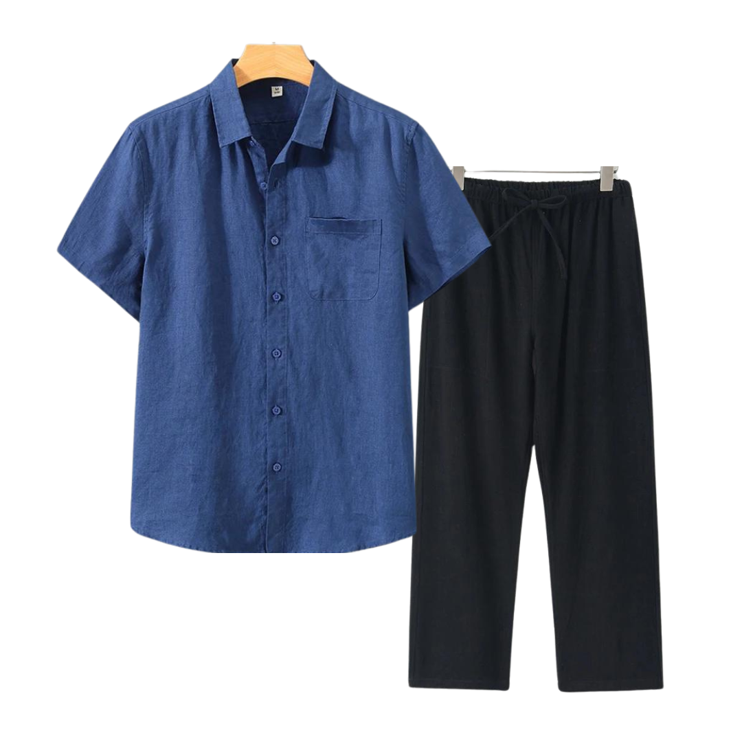 Luvo | Ensemble en Lin Parfait – Pour le Confort et le Style en Été