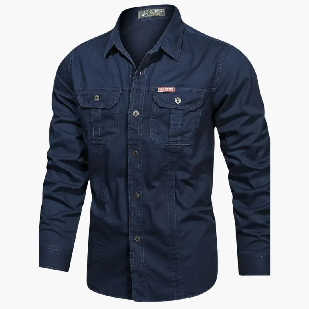 Luvo | Chemise Cargo Homme – Modèle à Poches Multiples