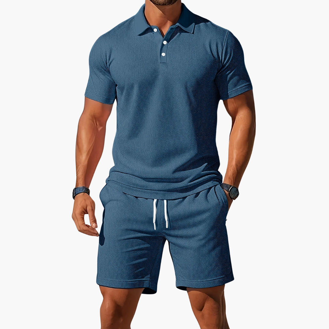 Luvo | Ensemble Polo et Short pour Homme – Confort et Style Estival