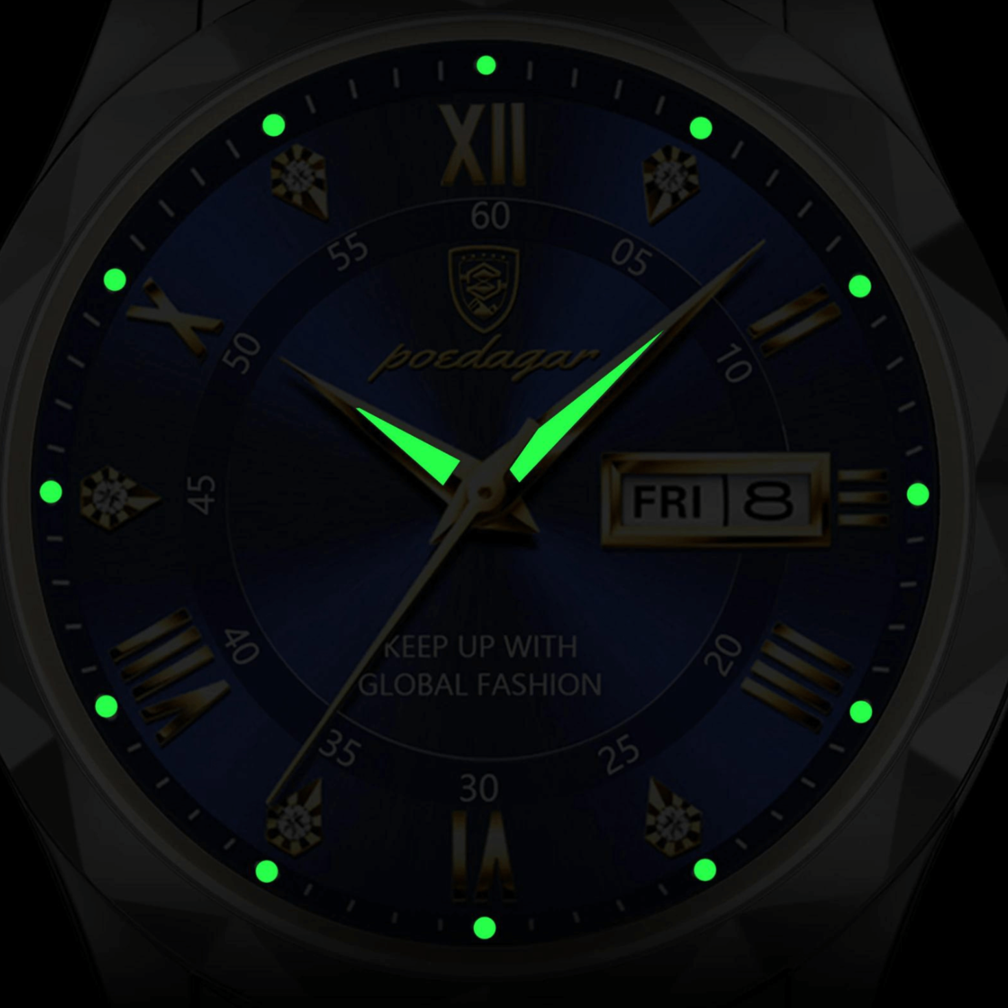 Luvo | Montre Homme Élégante en Acier Inoxydable