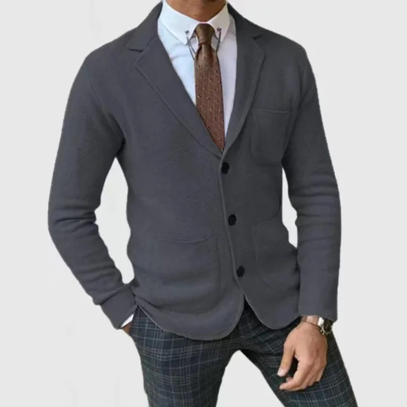 Luvo | Blazer léger slim fit pour homme – tricoté