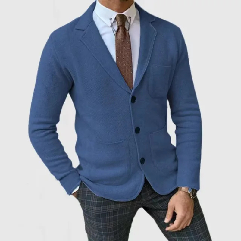 Luvo | Blazer léger slim fit pour homme – tricoté