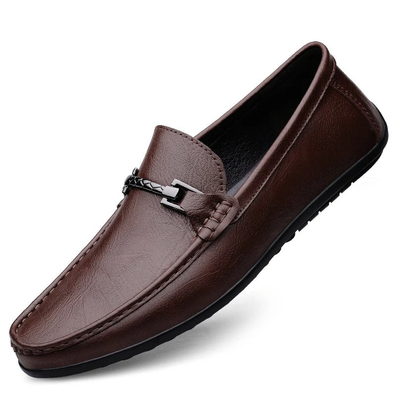 Luvo | Mocassins en Cuir Véritable – Élégance Classique et Confort