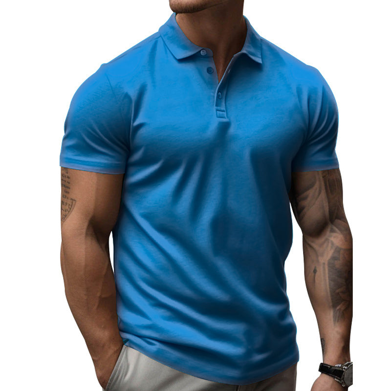 Luvo | Polo Classique Homme – Manches Courtes & Couleurs Unies