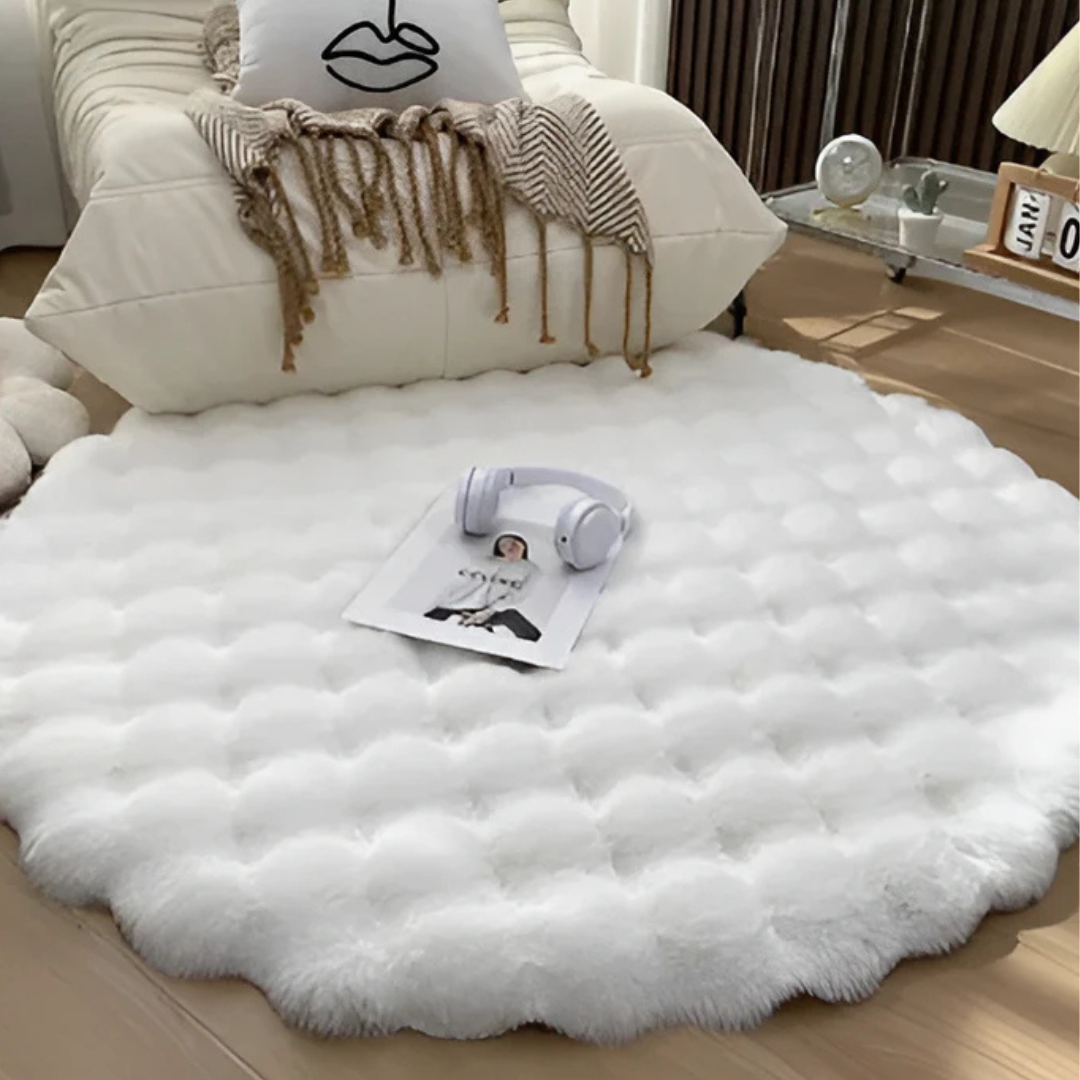 Luvo | Round Fleece Rug 90x90