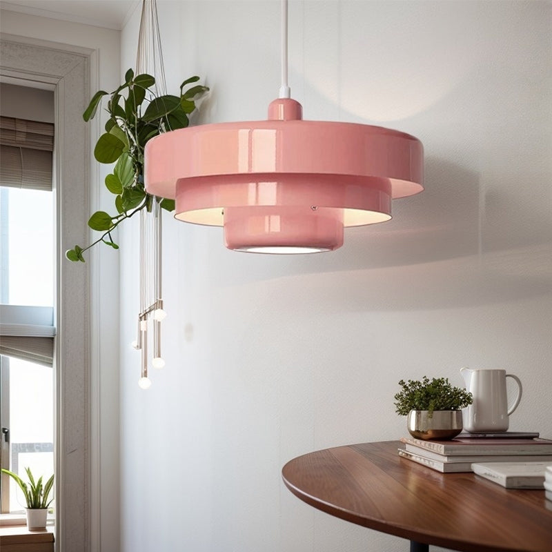 Luvo  Retro Three-Tier Iron Pendant Light