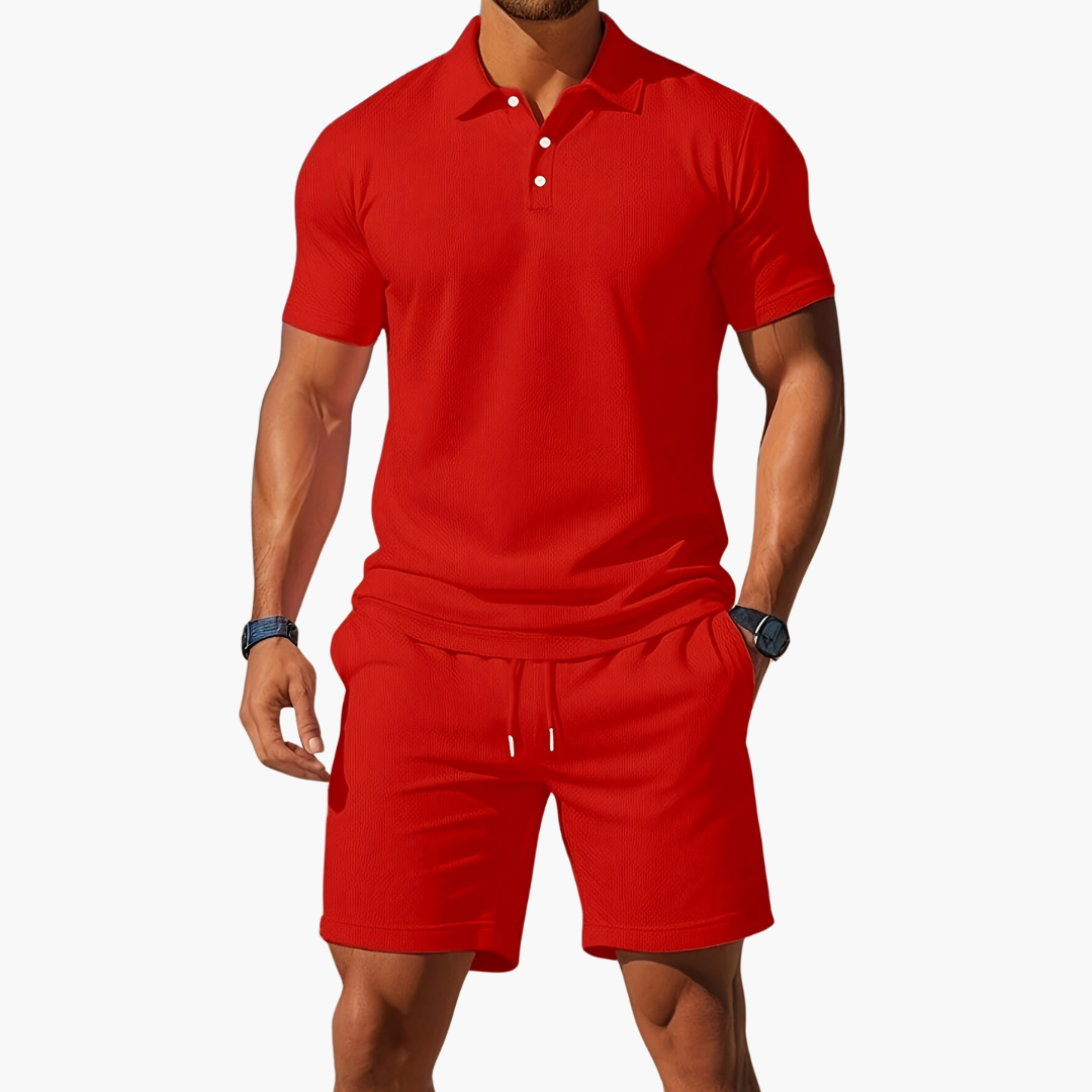 Luvo | Ensemble Polo et Short pour Homme – Confort et Style Estival