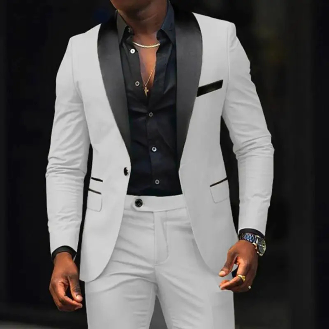 Luvo | Costume Moderne pour Homme – Invité de Mariage Élégant et Intemporel