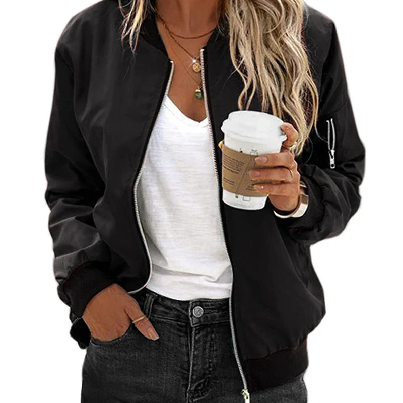 Luvo | Blouson Bomber à Manches Longues pour Femme