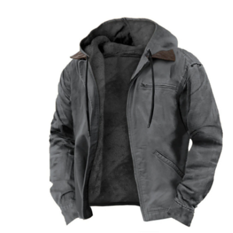 Luvo | Veste à capuche classique pour homme - Chaude