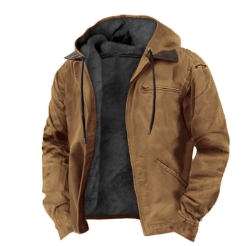 Luvo | Veste à capuche classique pour homme - Chaude