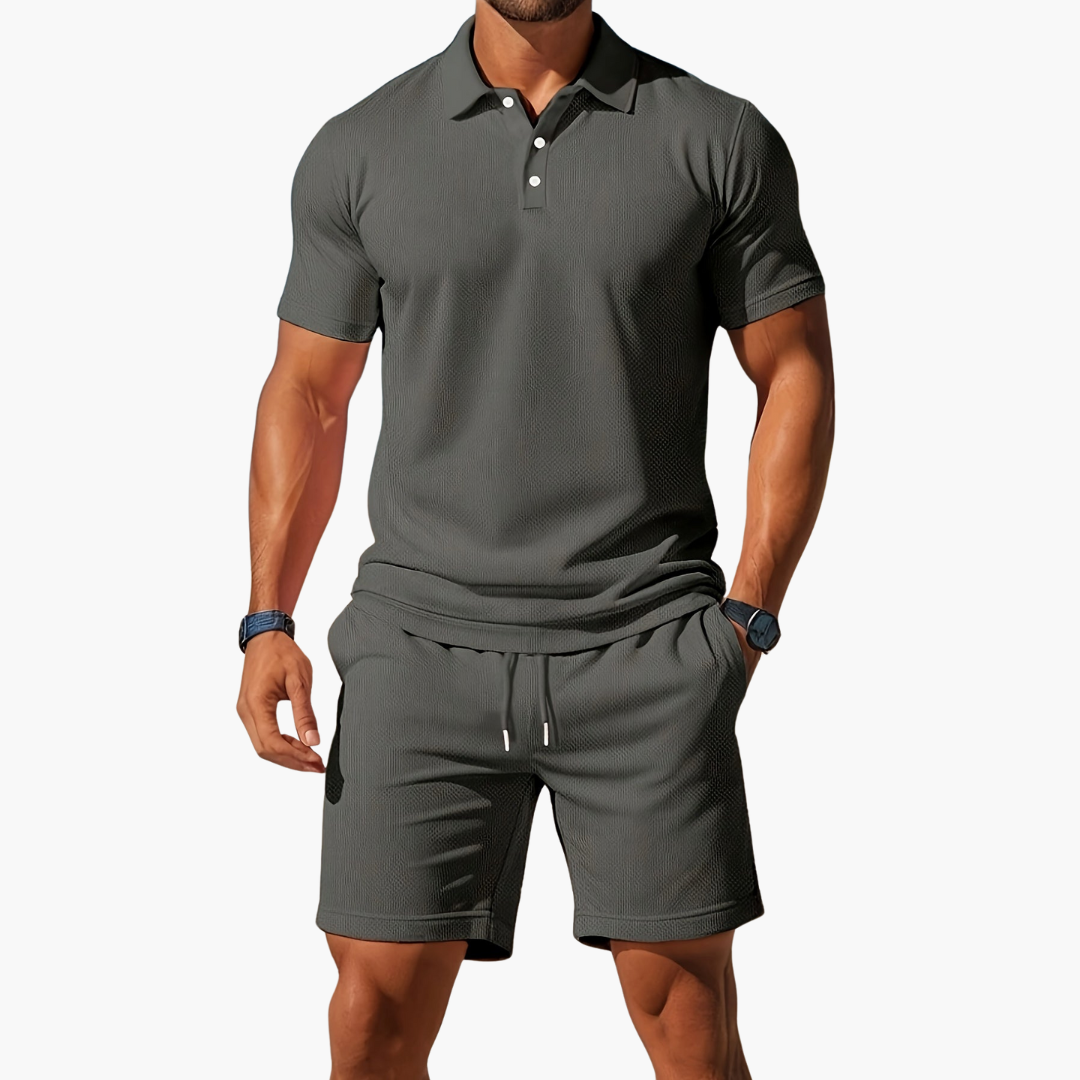 Luvo | Ensemble Polo et Short pour Homme – Confort et Style Estival