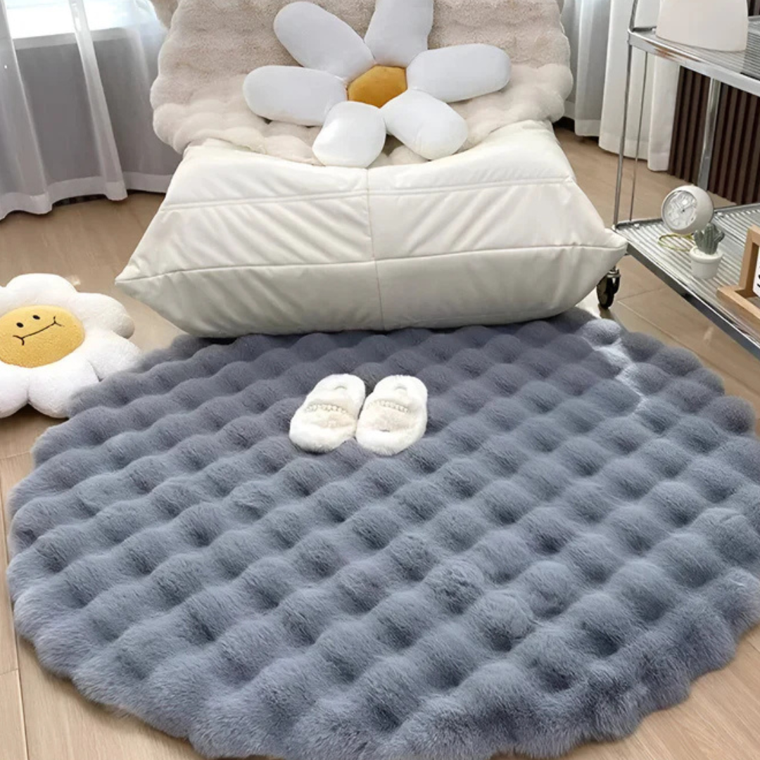 Luvo | Round Fleece Rug 90x90