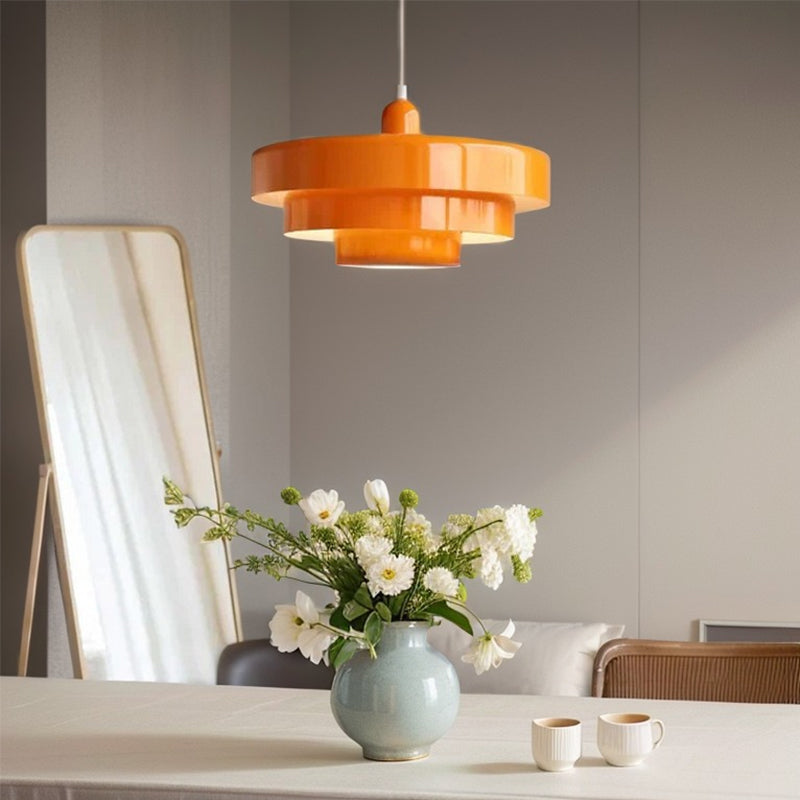 Luvo  Retro Three-Tier Iron Pendant Light