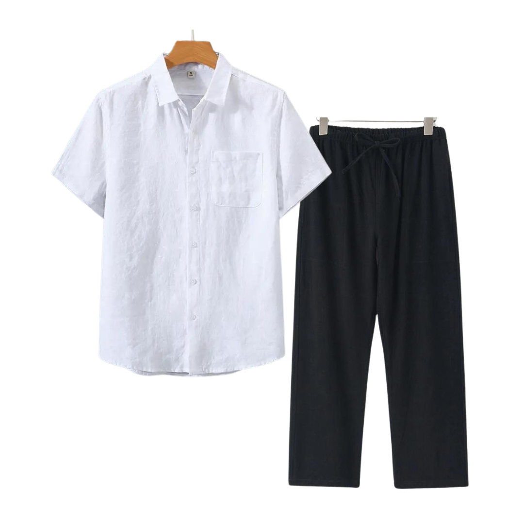 Luvo | Ensemble en Lin Parfait – Pour le Confort et le Style en Été