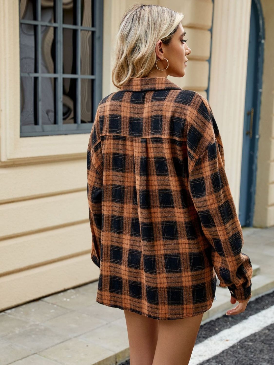 Luvo | Chemise à carreaux à manches longues pour femme