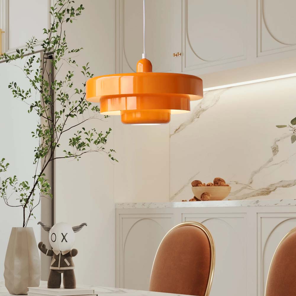 Luvo  Retro Three-Tier Iron Pendant Light