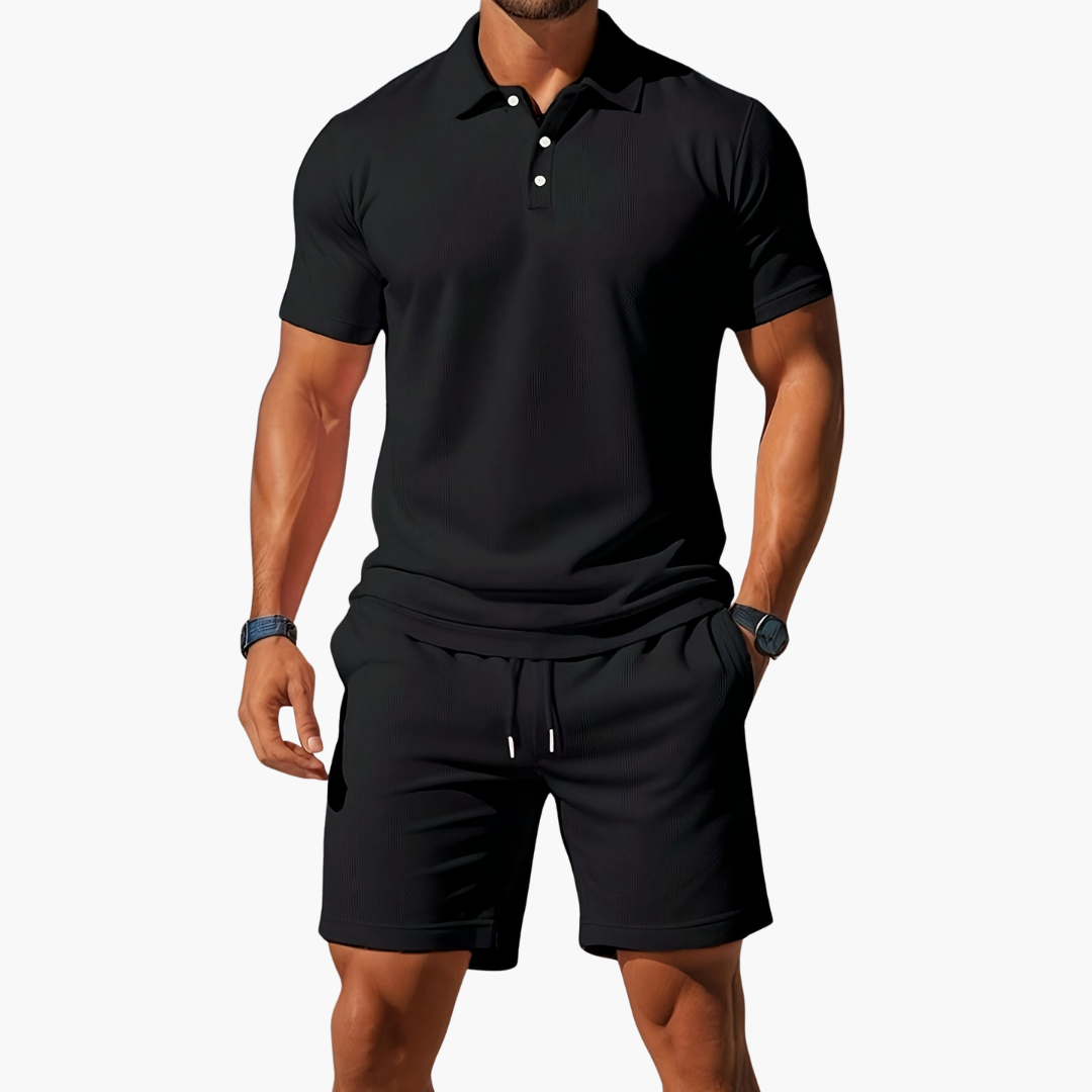 Luvo | Ensemble Polo et Short pour Homme – Confort et Style Estival