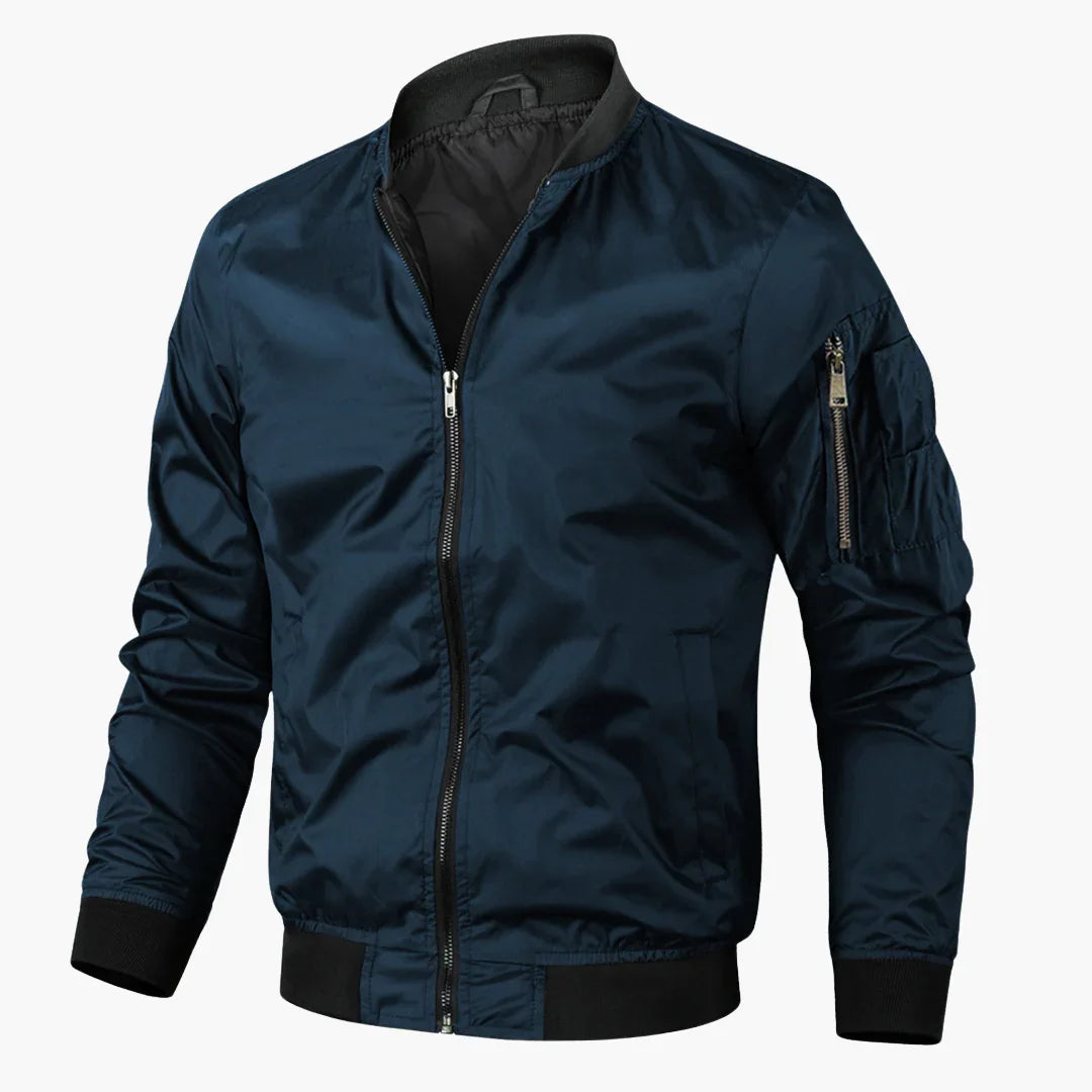 Luvo | Blouson Homme – Style Vintage avec Fermeture Éclair
