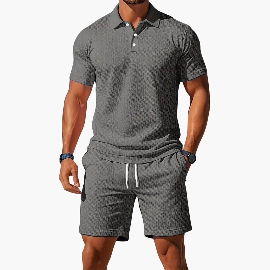 Luvo | Ensemble Polo et Short pour Homme – Confort et Style Estival