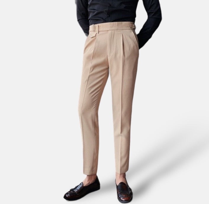 Luvo | Pantalon Élégant pour Homme au Style Britannique