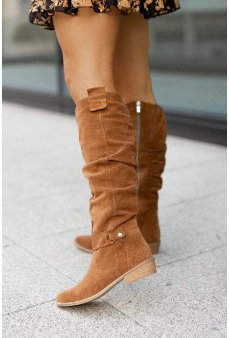 Luvo | Bottes pour Femme – Tige Large et Boucles Décoratives