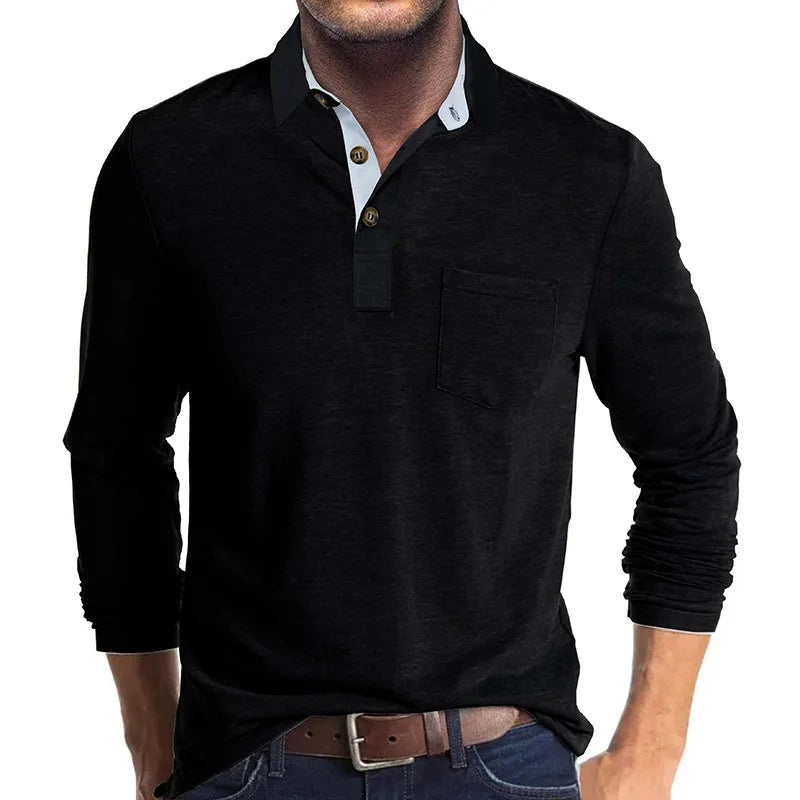 Luvo | Chemise Classique pour Homme à Manches Longues