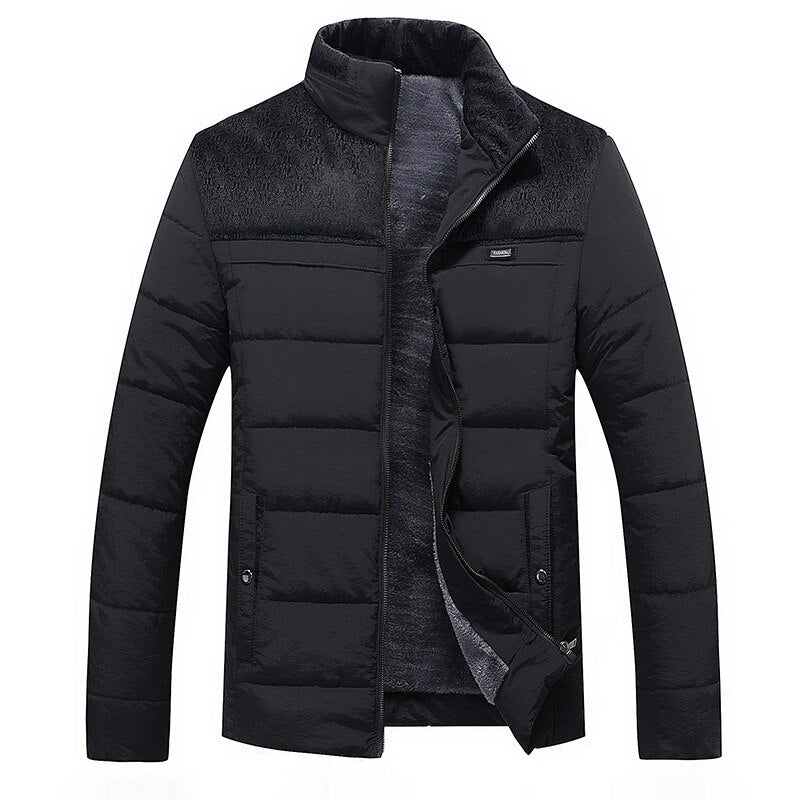 Luvo | Veste d’hiver matelassée pour homme – Col montant