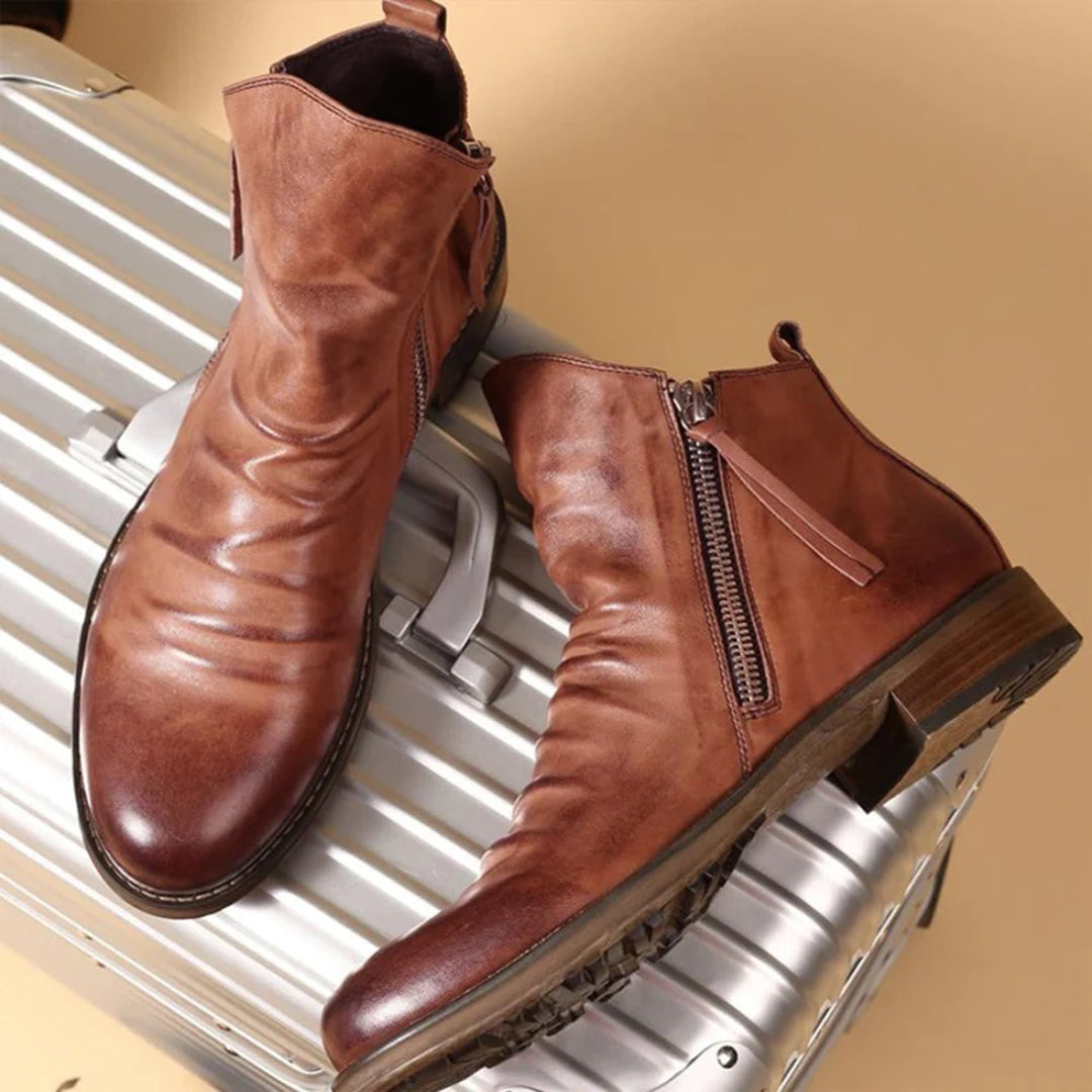 Luvo | Bottines pour Homme – Avec Fermeture Éclair