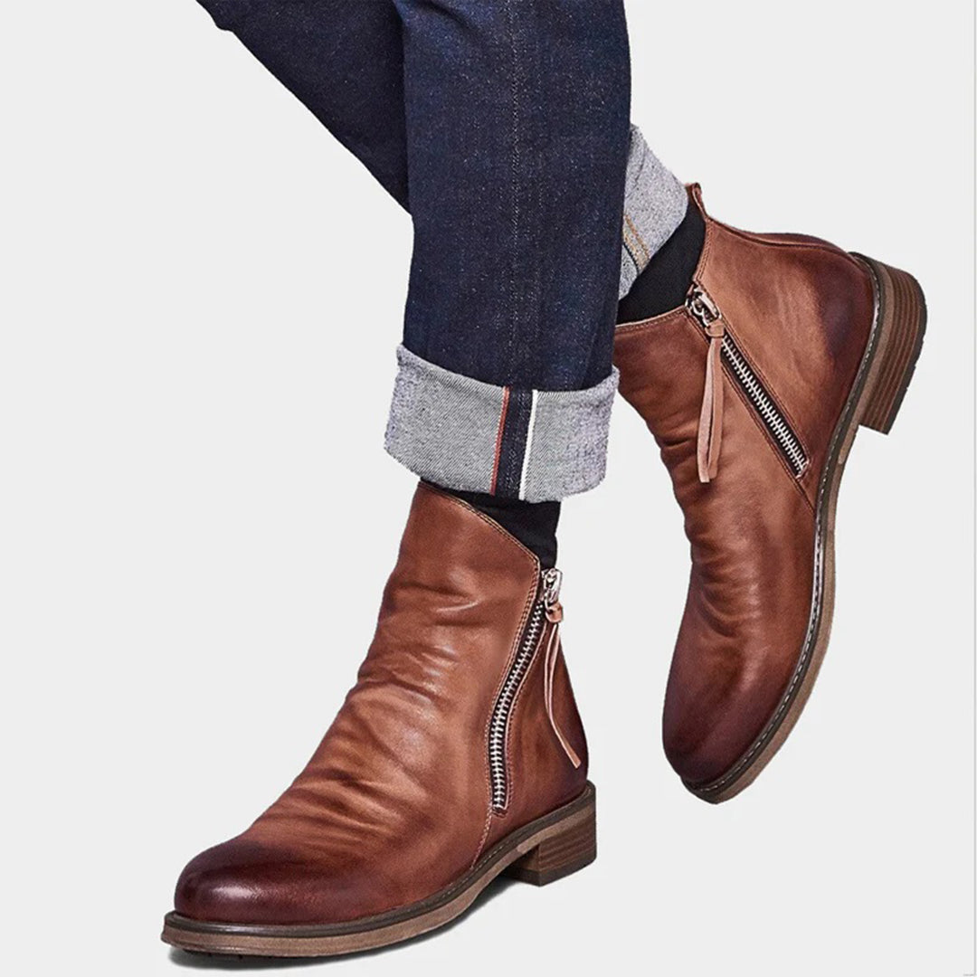 Luvo | Bottines pour Homme – Avec Fermeture Éclair