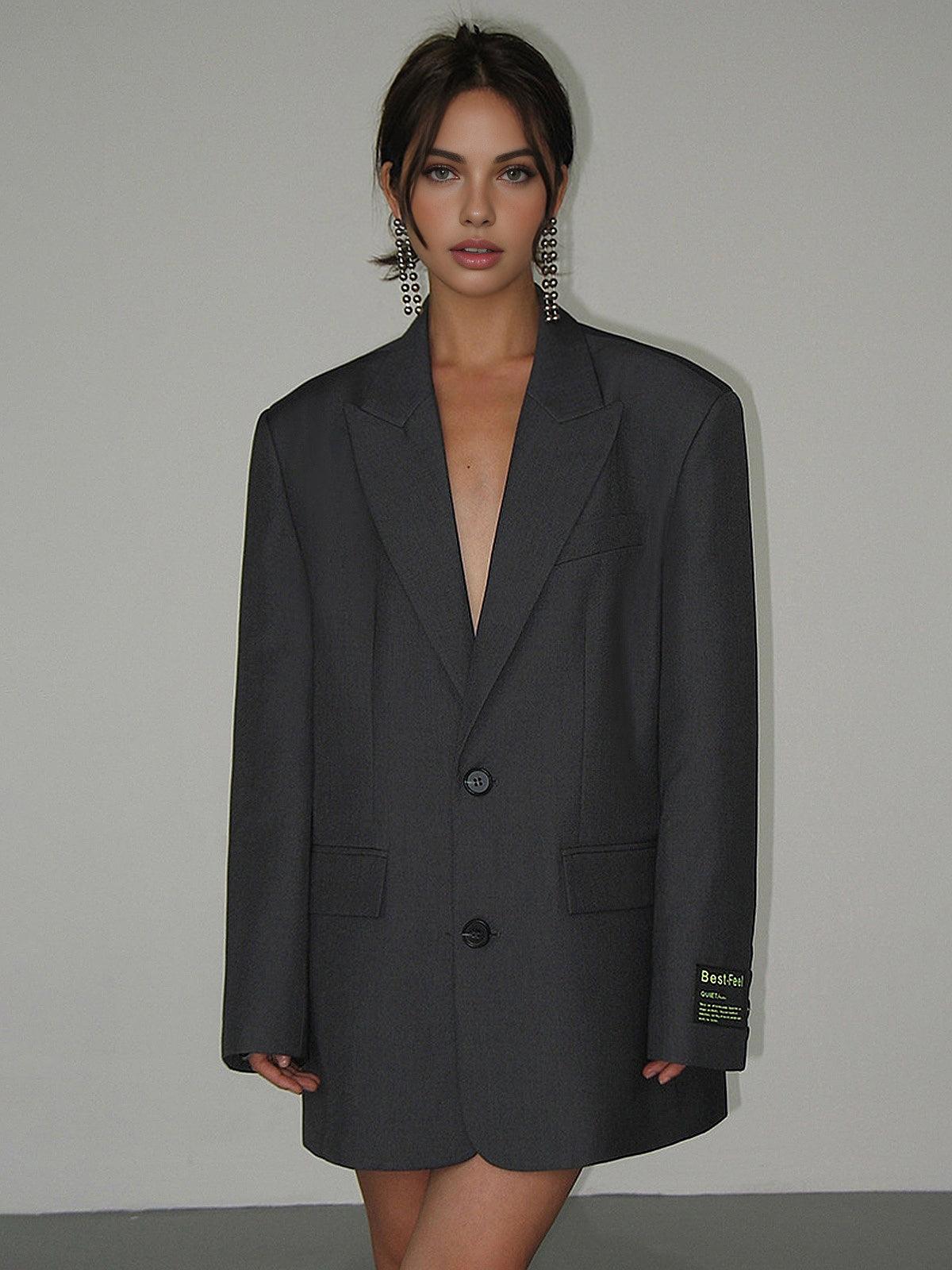 Luvo | Blazer Classique Surdimensionné Pour Femmes