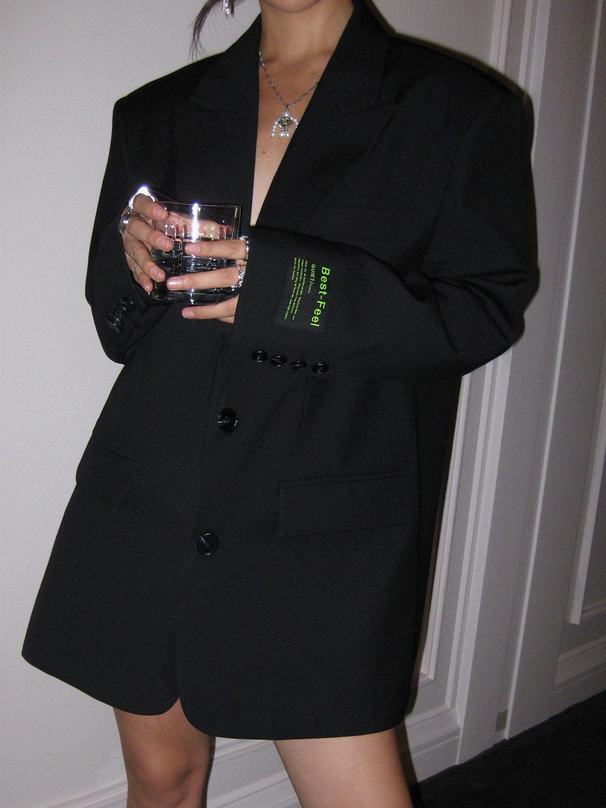 Luvo | Blazer Classique Surdimensionné Pour Femmes