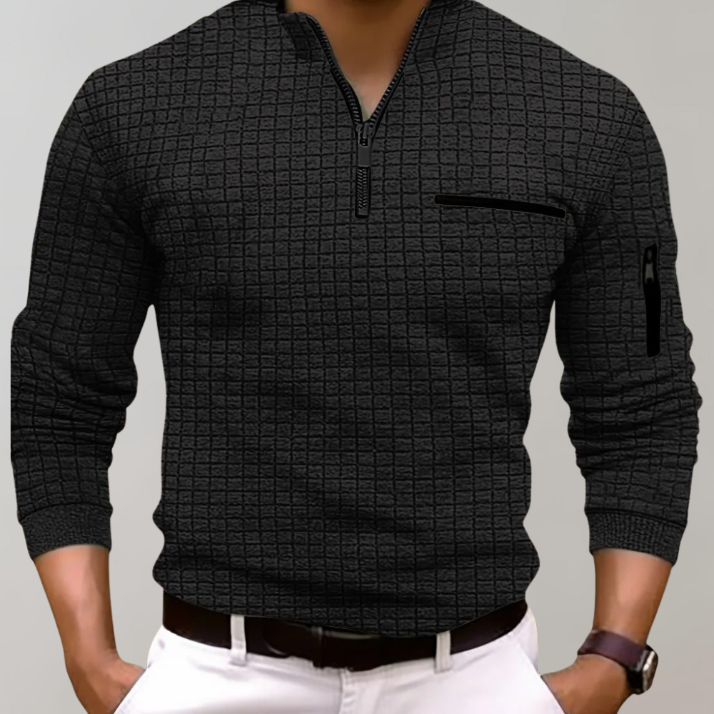 Luvo | Sweat zippé pour homme à manches longues