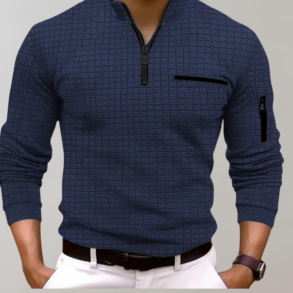Luvo | Sweat zippé pour homme à manches longues