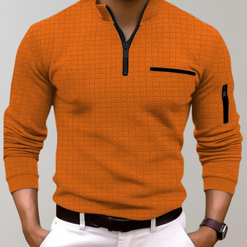 Luvo | Sweat zippé pour homme à manches longues
